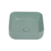Раковина накладная ABBER Rechteck AC2211MCG светло-зеленая матовая - Gidratop.ru изображение