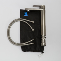 NOVA Смеситель для накладных раковин, нержавеющая сталь NOV-LMC-IN - Gidratop.ru изображение