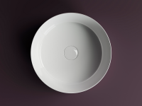 Умывальник чаша накладная круглая Element 358x358x137мм - Gidratop.ru изображение