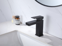 Смеситель ABBER Daheim AF8210B для раковины, черный матовый - Gidratop.ru изображение