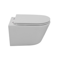 Унитаз подвесной безободковый с сиденьем CEZARES LINER CZR-3808-53-TH-TOR/SC - Gidratop.ru изображение