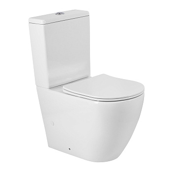 Унитаз-компакт безободковый BelBagno SFERA-TOR BB2141CP-TOR/SC/BB2141T