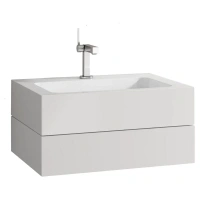 Тумба с раковиной Keuco Edition 300 39611380100, 65 см, цвет белый - Gidratop.ru изображение