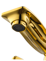 Смеситель для раковины WONZON & WOGHAND SHAKESPEARE, Темное золото (WW-651101-DG) - Gidratop.ru изображение