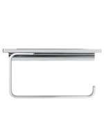 Держатель для туалетной бумаги с полкой WONZON & WOGHAND ECLIPSE, Хром (WW-9126-CR) - Gidratop.ru изображение