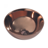 Раковина накладная ABBER Bequem AC2106RG розовое золото - Gidratop.ru изображение