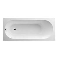 Квариловая ванна Villeroy&Boch Oberon 160 x 75 см, белый alpin, UBQ160OBE2V-01 - Gidratop.ru изображение