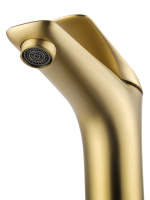 Смеситель для раковины WONZON & WOGHAND Elbe, Брашированное золото (WW-A41222-BG) - Gidratop.ru изображение