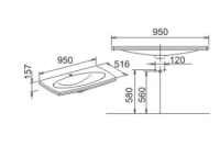 Тумба под раковину Keuco Edition Palais (Эдишн Палаис) 40371+40370 310001 - Gidratop.ru изображение