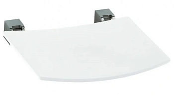 Складное сиденье Keuco Plan 14980010051, хром/белый