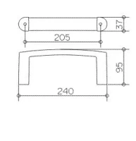 Полотенцедержатель Keuco Elegance New 11621 010000, хром, 20 см - Gidratop.ru изображение