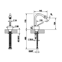 Gessi Goccia смеситель для биде на 1 отверстие, цвет: белый - Gidratop.ru изображение