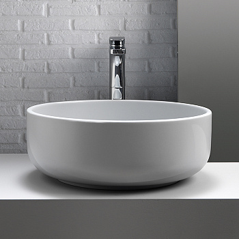 Раковина 46х17 см, без отв., цвет: белый