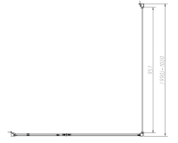 Душевой уголок Slim-N VSR-4SNP1012CL, 1200*1000, хром, стекло прозрачное - Gidratop.ru изображение