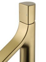 Смеситель для раковины высокий WONZON & WOGHAND The ONE, Брашированное золото (WW-H1011-BG) - Gidratop.ru изображение