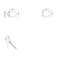 Catalano Comfort Сиденье для писсуара с микролифтом, цвет белый глянцевый - Gidratop.ru изображение