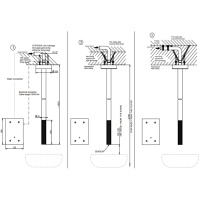 GESSI 316 CESELLO смеситель для раковины потолочный, электронный, внешняя часть, цвет Steel Brushed - Gidratop.ru изображение