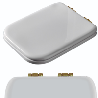 запчасть - комплект шарниров (микролифт) для сидения 418601/418640, цвет бронза - Gidratop.ru изображение