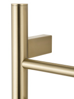 Полотенцесушитель электрический WONZON & WOGHAND BONN, Брашированное золото (WW-AL409-BG) - Gidratop.ru изображение