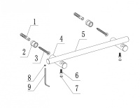 Полотенцедержатель ABBER Osten 316 AA1853BST сталь брашированная - Gidratop.ru изображение
