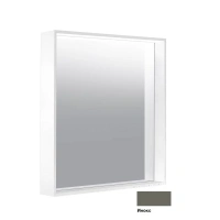 Зеркало Keuco Plan 33098292000, 65 см, с подсветкой и подогревом, лакированный алюминий, инокс - Gidratop.ru изображение