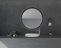 Раковина накладная ABBER Stein AS2604 белая матовая - Gidratop.ru изображение