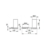 Держатель Keuco Edition 400 11556039000, со стаканом и мыльницей, цвет бронза шлифованная - Gidratop.ru изображение