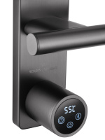 Полотенцесушитель электрический WONZON & WOGHAND NÜRNBERG, Темный графит (WW-AL344-GM) - Gidratop.ru изображение