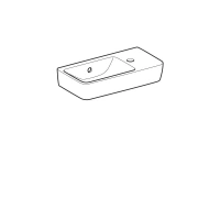 Раковина Geberit Renova Compact, 50 х 25 см белая, R/L - Gidratop.ru изображение