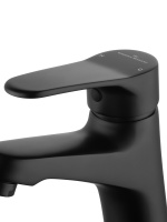 Смеситель для раковины WONZON & WOGHAND, Черный матовый (WW-A40212-MB) - Gidratop.ru изображение