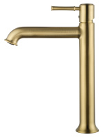 Смеситель для раковины высокий WONZON & WOGHAND TOR, Брашированное золото (WW-88019073-BG) - Gidratop.ru изображение