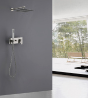 Душевая система ABBER Daheim AF8218SP скрытого монтажа без излива, сатин - Gidratop.ru изображение