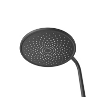 STYLUS-CD-NOP Душевая стойка со смесителем, черный матовый - Gidratop.ru изображение