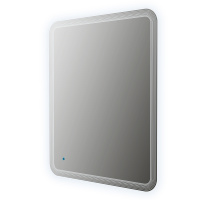 Зеркало со встроенной LED подсветкой и сенсорным выключателем Touch system, реверсивное 45028, 60x90 - Gidratop.ru изображение