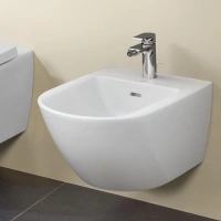 Биде Villeroy&Boch Subway 3.0 447000R1, подвесное, альпийский белый, CeramicPlus - Gidratop.ru изображение