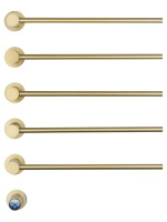 Полотенцесушитель электрический встраиваемый WONZON & WOGHAND MÜNCHEN, Брашированное золото (WW-A355-BG) - Gidratop.ru изображение