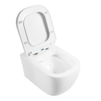 Унитаз подвесной безободковый BelBagno GENOVA BB1102CH/BB1102SC - Gidratop.ru изображение