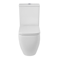 Унитаз-компакт безободковый со смывом TORNADO BelBagno LUCE-TOR BB2197CP-TOR/SC/BB2197T - Gidratop.ru изображение