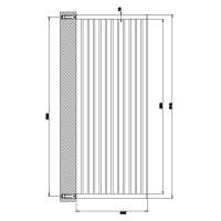 GESSI  INVERSO ACCESSORIES Настенная полка 60 см, цвет: Warm Bronze Br PVD - Gidratop.ru изображение