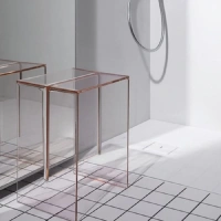 Табурет Laufen Kartell 3.8933.0.093.000.1 33 см, пластик, цвет пудровый розовый - Gidratop.ru изображение