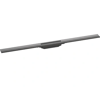 Решетка для дренажного канала Hansgrohe RainDrain Flex, 100 см, черный хром, 56046340