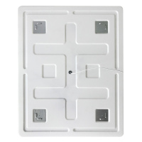 Зеркало со встроенным светильником, сенсорным выключателем и подогревом SPC-GRT-1000-600-LED-TCH-WARM, 12W, 220-240V, 1000x30x600 - Gidratop.ru изображение