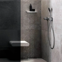 Сиденье для душа 04980000051, не откидное, цвет белый матовый - Gidratop.ru изображение