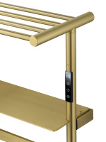Полотенцесушитель электрический WONZON & WOGHAND DÜSSELDORF, Брашированное золото (WW-A208-BG) - Gidratop.ru изображение