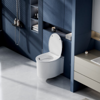 Унитаз ABBER Bequem AC1127 подвесной белый, безободковый, смыв торнадо и струйный смыв - Gidratop.ru изображение