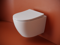 Подвесной унитаз CERAMICANOVA Uno смыв Торнадо 490x360x360 белый - Gidratop.ru изображение