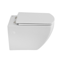 Унитаз подвесной безободковый BelBagno CARINA BB514CHR/BB5046SC - Gidratop.ru изображение