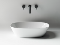 Умывальник чаша накладная овальная Element 500x380x140мм - Gidratop.ru изображение