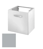 Тумба под раковину Keuco Royal Universe 32790 160001 подвесная 50 см, титан матовый, петли слева - Gidratop.ru изображение