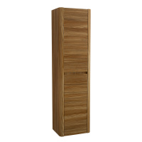 RELAX Шкаф подвесной с двумя распашными дверцами с доводчиками, с двумя полками, универсальный, дуб карамельный, 400x300x1500, RELAX-1500-2A-SO-RC-P - Gidratop.ru изображение